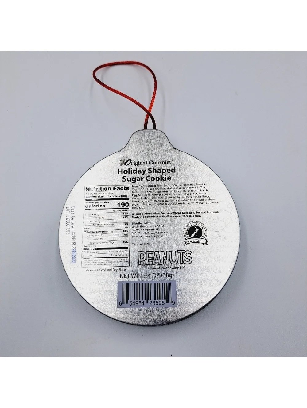 Charlie Brown Peanuts Holiday Snoopy Decor Pillows Tin Christmas Tree Ornament